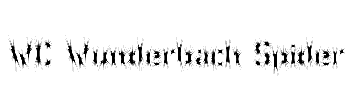 WC Wunderbach Spider  免费字体下载