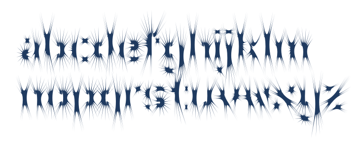 WC Wunderbach Spider Lowercase