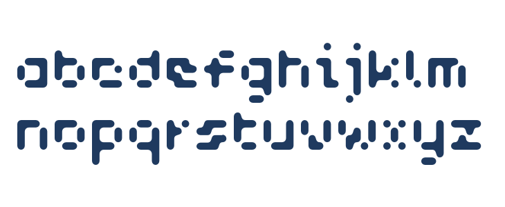 WCAquaBluesBta-Bold Lowercase