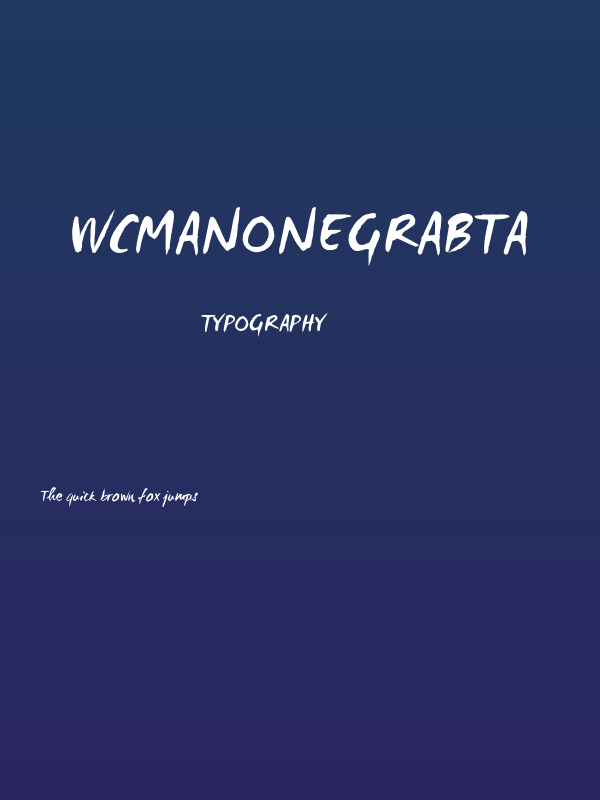 WCManoNegraBta Poster