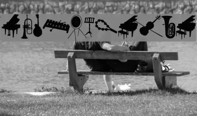 WCMusicaBta Font examples