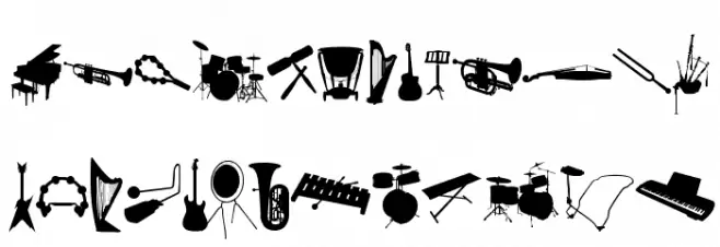 WCMusicaBta Caratteri MINUSCOLO