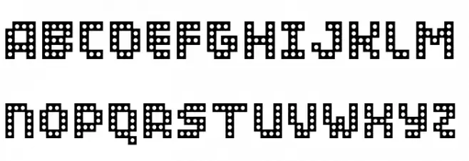 WCPIXHOLEBta-Bold Schriftart Groß