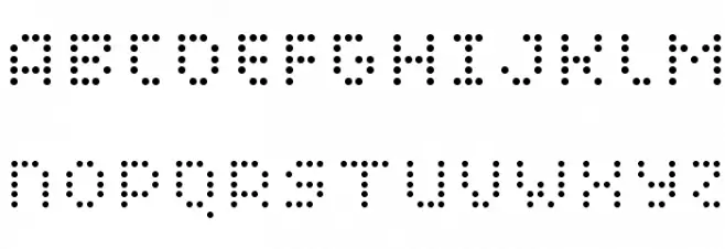 WCPIXHOLEBta-Light Font Litere mari