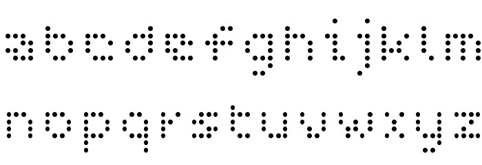 WCPIXHOLEBta-Light Font LOWERCASE