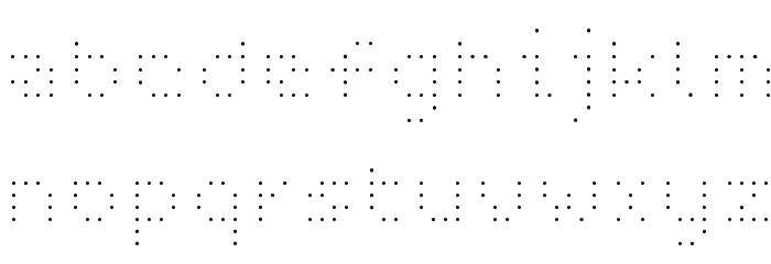 WCPIXHOLEBta-Thin Font LOWERCASE