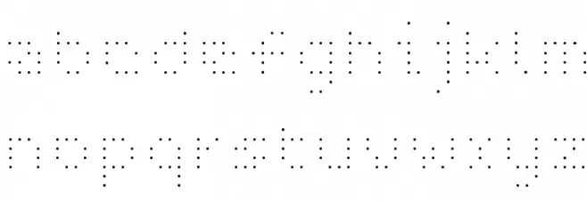 WCPIXHOLEBta-Thin Schriftart Kleinbuchstaben