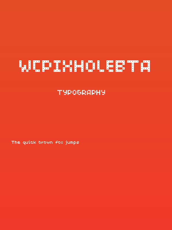 WCPIXHOLEBta Poster