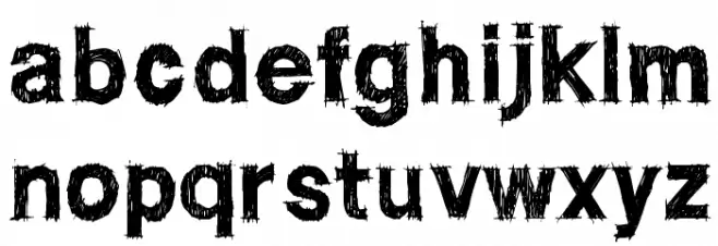 WCROUGHTRADBta Fonte MINÚSCULAS