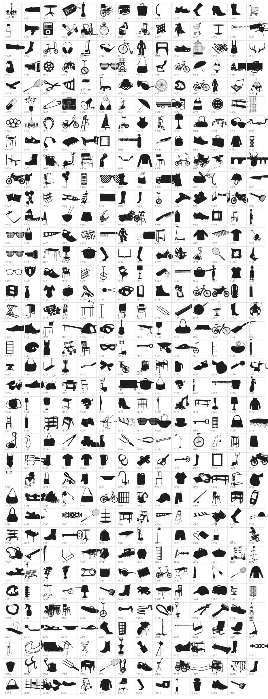 WCSoldOutEBta Character Map