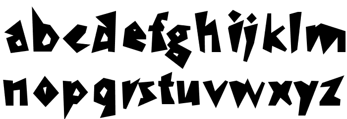 WCSpeedBta-Bold Font LOWERCASE