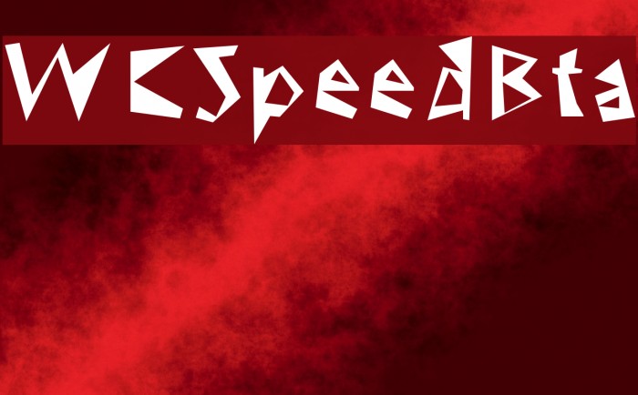 WCSpeedBta Example 2