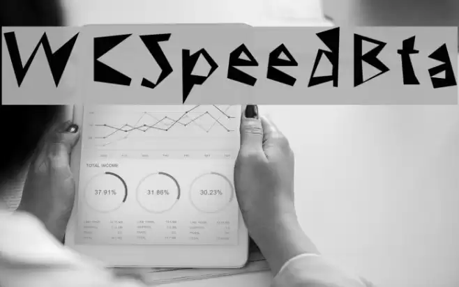 WCSpeedBta Font examples