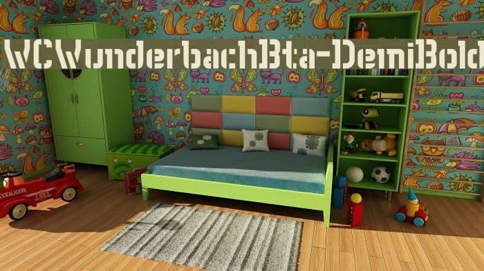 WCWunderbachBta-DemiBold Font examples