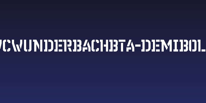 WCWunderbachBta-DemiBold Social Header
