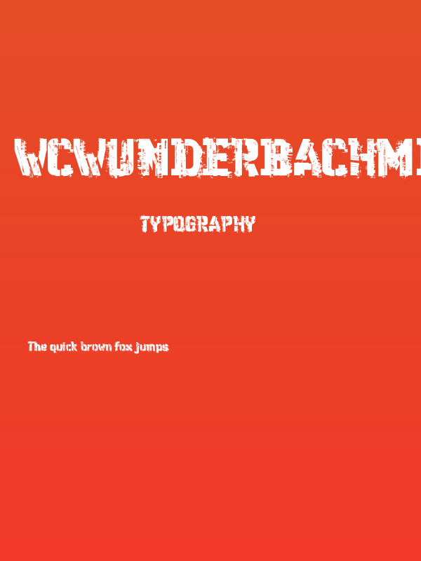 WCWunderbachMixBta Poster