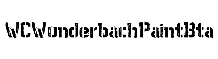 WCWunderbachPaintBta  नि: शुल्क फ़ॉन्ट्स डाउनलोड