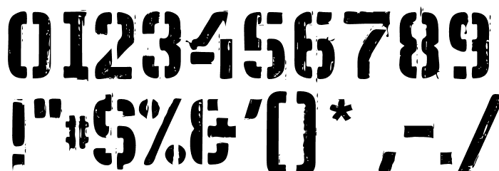 WCWunderbachPaintBta Font OTHER CHARS