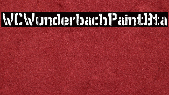 WCWunderbachPaintBta Example 1