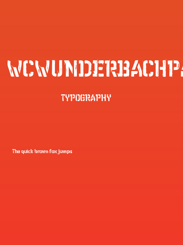 WCWunderbachPaintBta Poster