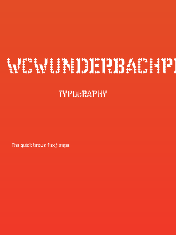 WCWunderbachPerfoBta Poster