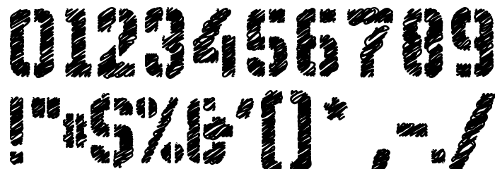 WCWunderbachRoughBta Font OTHER CHARS