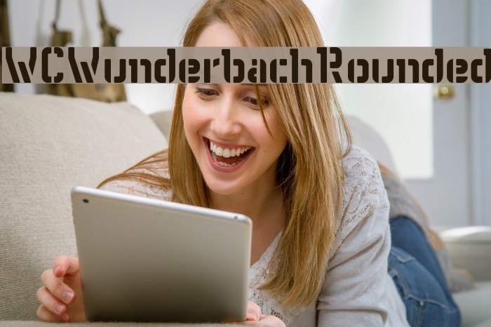 WCWunderbachRounded Font examples