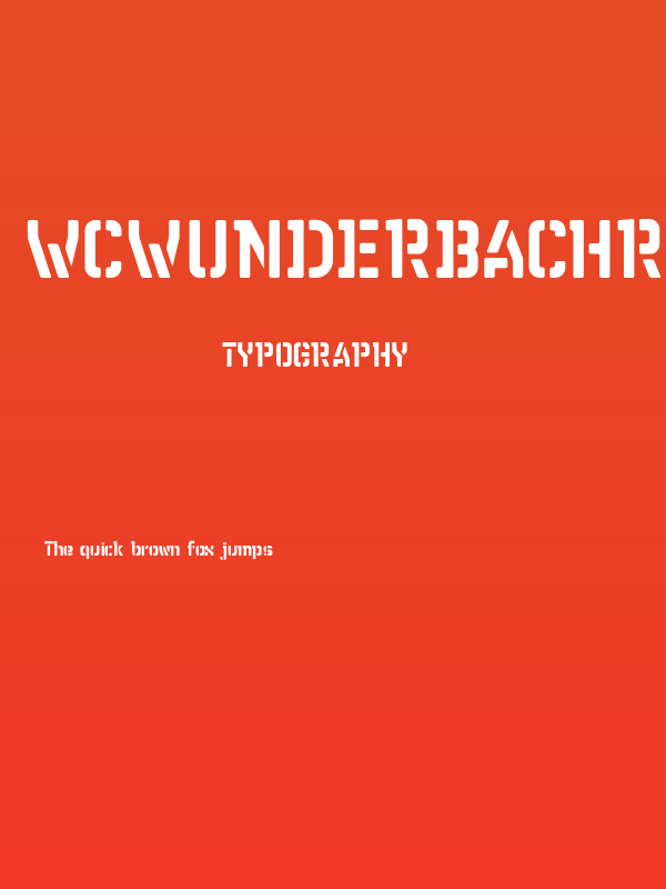 WCWunderbachRounded Poster