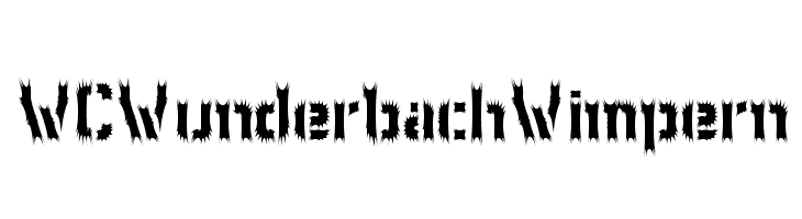 WCWunderbachWimpern  नि: शुल्क फ़ॉन्ट्स डाउनलोड