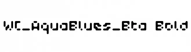 WC_AquaBlues_Bta Bold  Fuentes Gratis Descargar