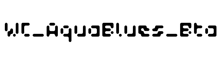 WC_AquaBlues_Bta  免费字体下载