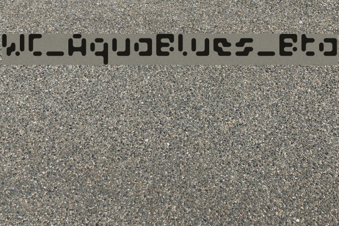 WC_AquaBlues_Bta Font examples