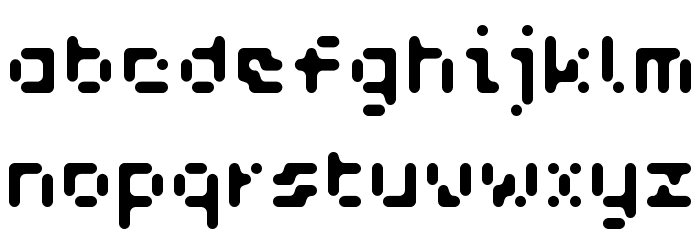 WC_AquaBlues_Bta Font LOWERCASE