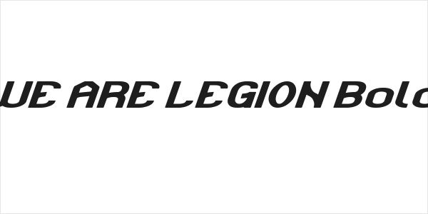 WE ARE LEGION Bold Logo