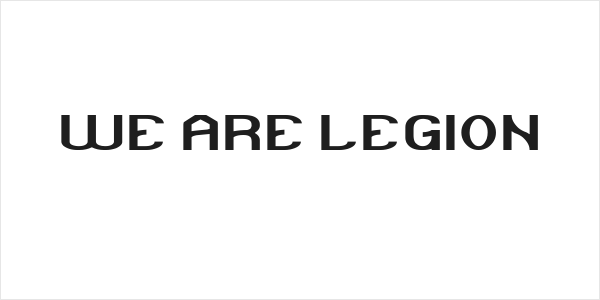 WE ARE LEGION Logo