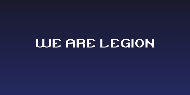WE ARE LEGION Social Header