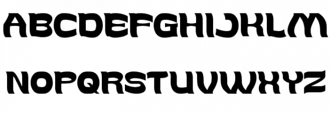 WE ARE THE WORD Fonte MAIÚSCULAS