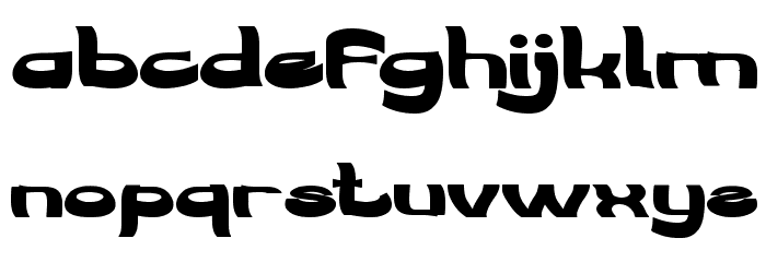 WE ARE THE WORD Font LOWERCASE
