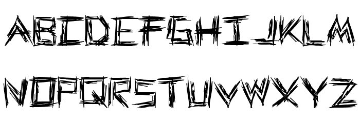WE WRESTLE Font LOWERCASE