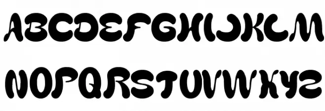 WEALTH AND FAMOUS フォント 大文字