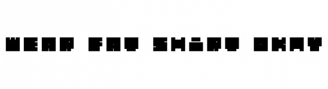 WEAR FAT SHIRT Okay  Free Fonts Download