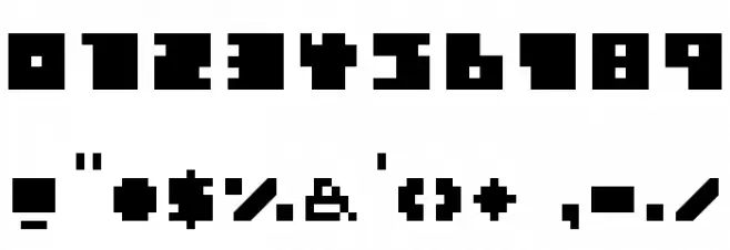 WEAR FAT SHIRT Slim Font OTHER CHARS