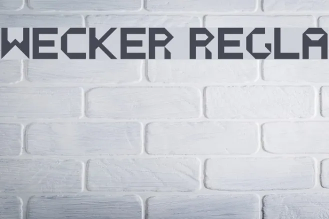 WECKER Regular Example 3