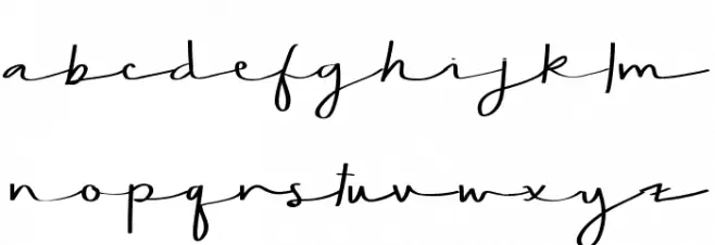 WEDNESDAY Nightdemo Schriftart Kleinbuchstaben