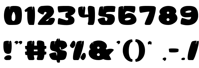 WELCOME TO THE JUNGLE Font OTHER CHARS
