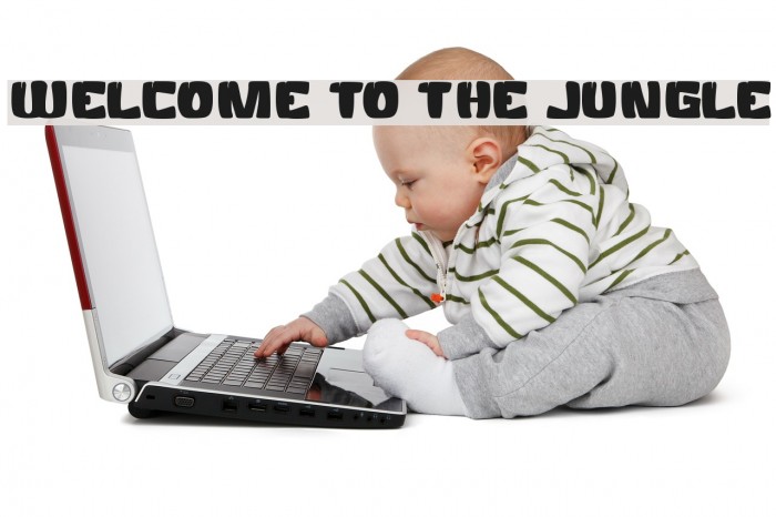 WELCOME TO THE JUNGLE Font examples