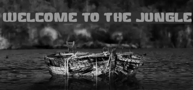 WELCOME TO THE JUNGLE خط examples