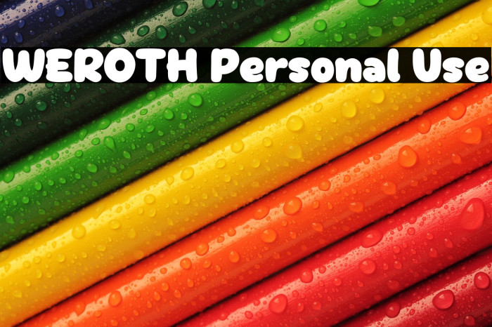 WEROTH Personal Use Example 2