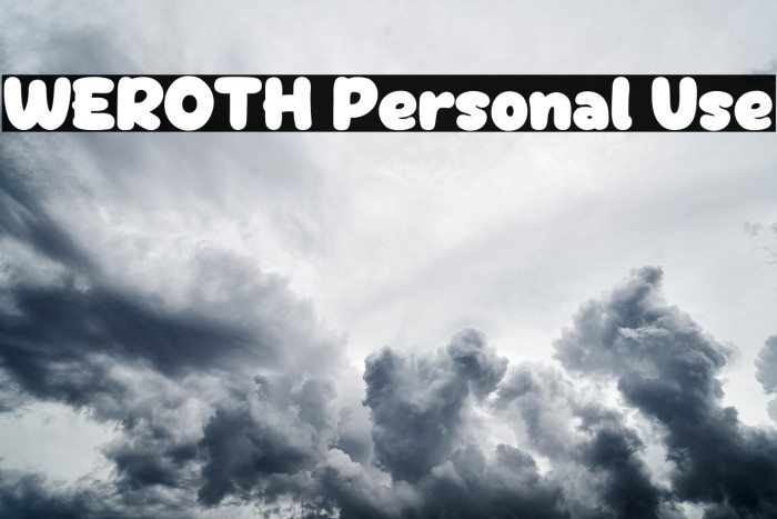 WEROTH Personal Use Example 3