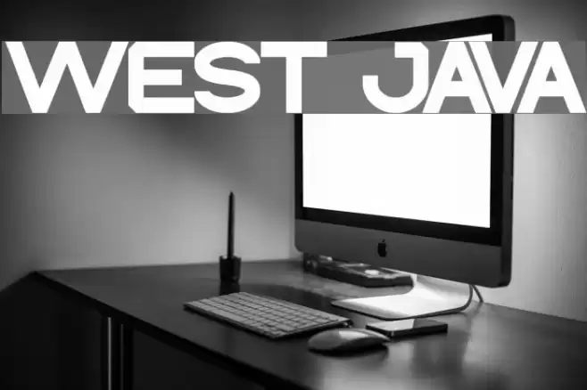 WEST JAVA Font examples